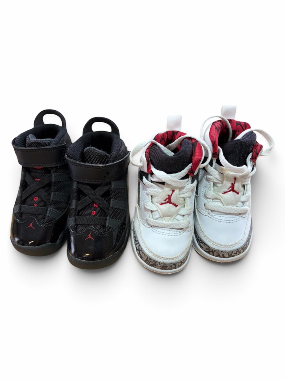 6C Toddler Kids JORDAN 3 Spizike and JORDAN 6 Rings